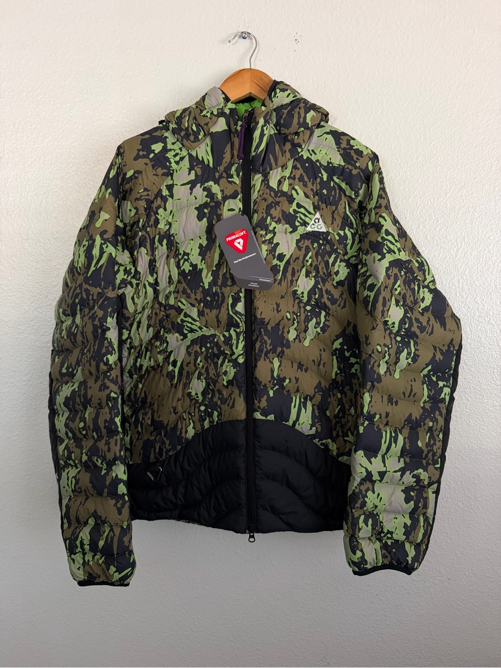 Nike ACG Lava Flow Therma-Fit ADV Primaloft Jacket Camo Texas II0917 Men Size XL